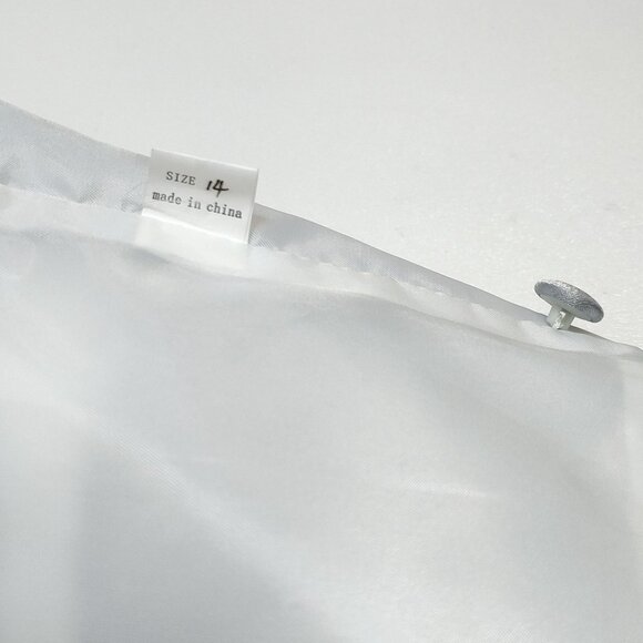 American Exchange Satin Formal Vest Matching Pocket Square Boy's Size 14 NWOT - Picture 7 of 9